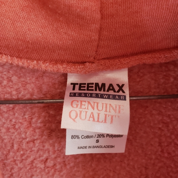 S TeeMax San Francisco Orange  Zip  Hoodie - Picture 2 of 6